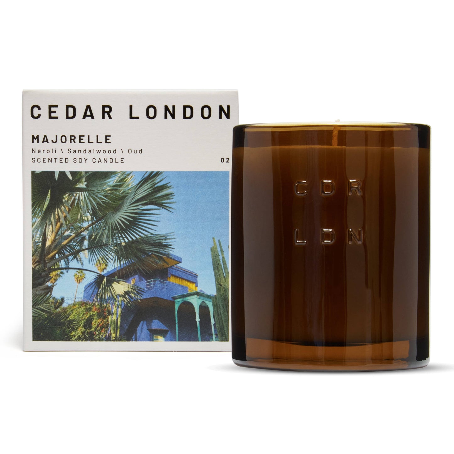 Majorelle Scented Candle Jar 7oz