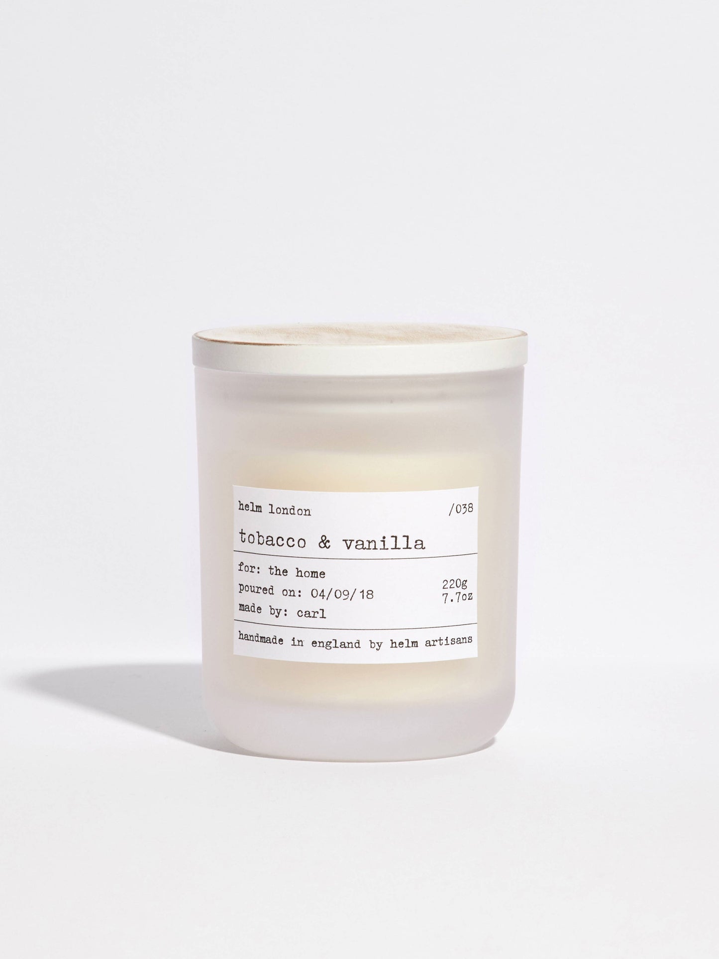 Tobacco & Vanilla Luxury Candle