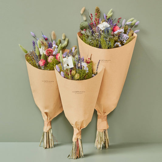 Dried Flowers - Field Bouquet Purple Dusk