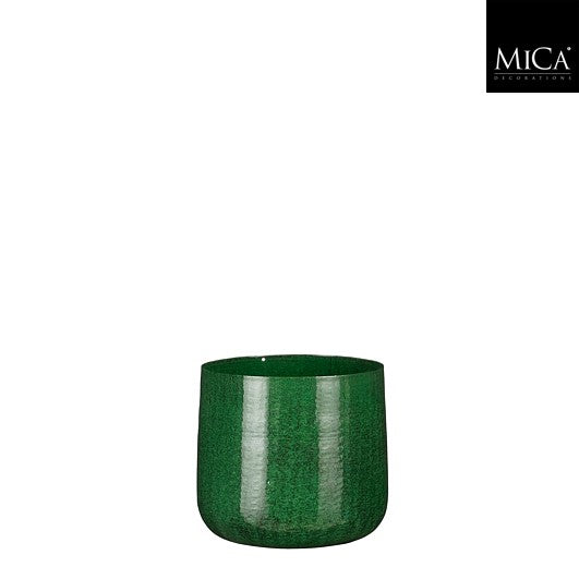Benson pot round d. green - h12xd13cm