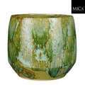 Harris pot round green - h29xd32cm