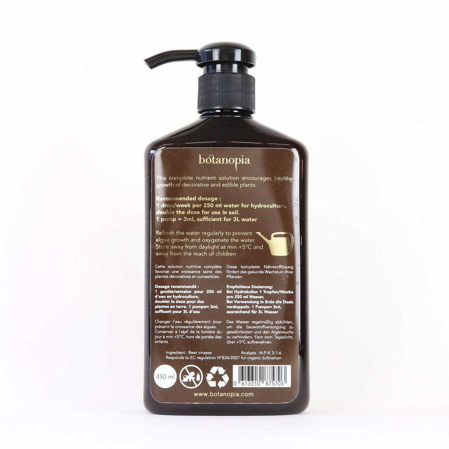Complete Organic Plant Food - 450ml Pump Bottle