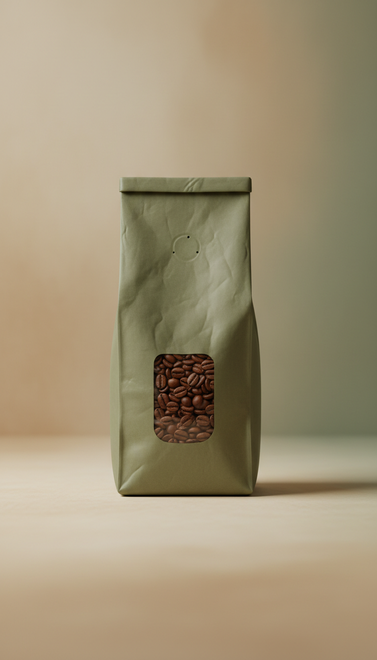 Single-Origin Coffee Beans Matte Pouch