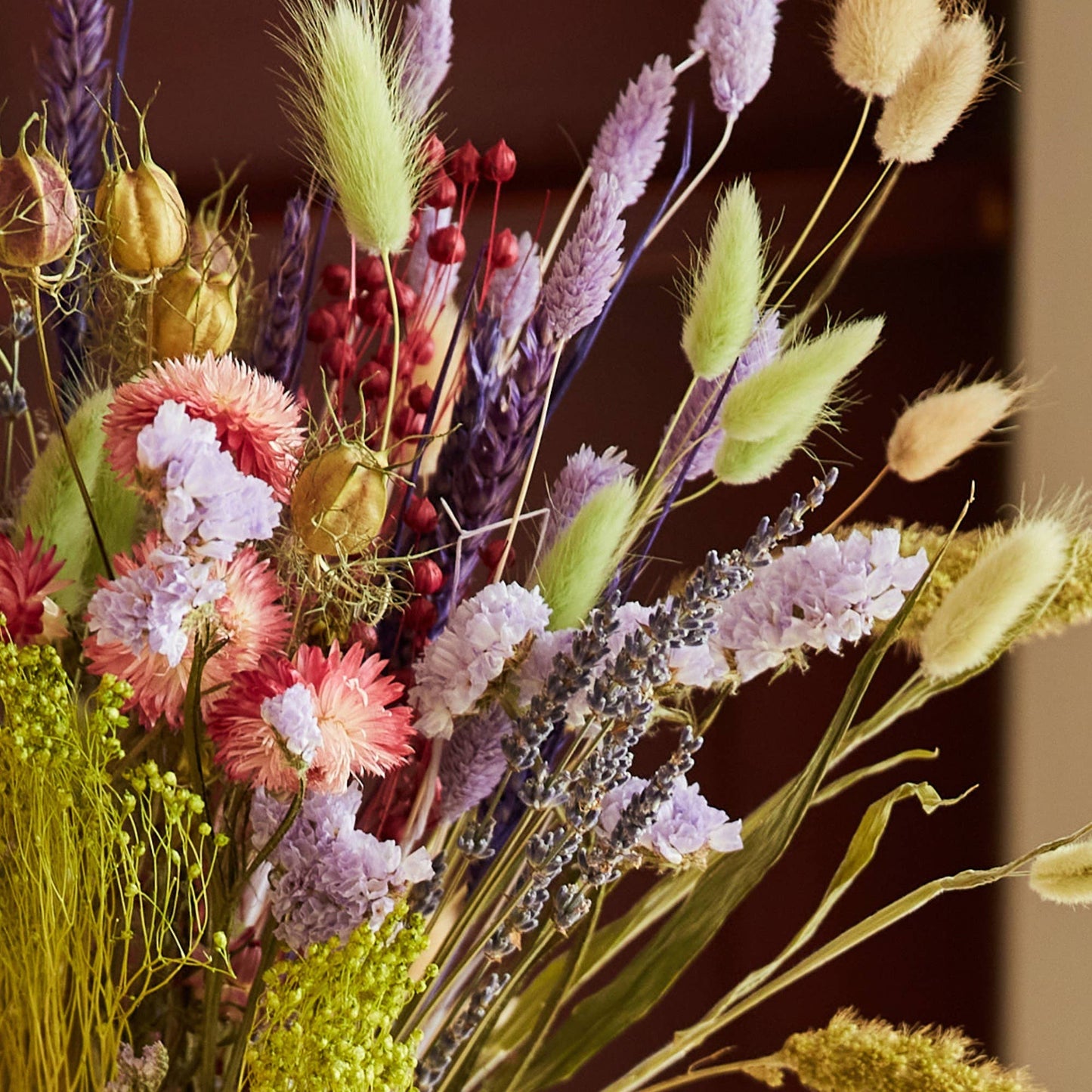 Dried Flowers - Field Bouquet Purple Dusk