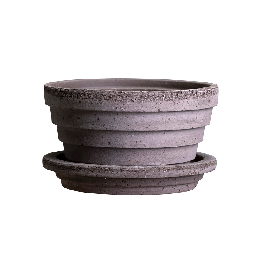 Bergs Potter Planet RAW Grey 14cm Pot