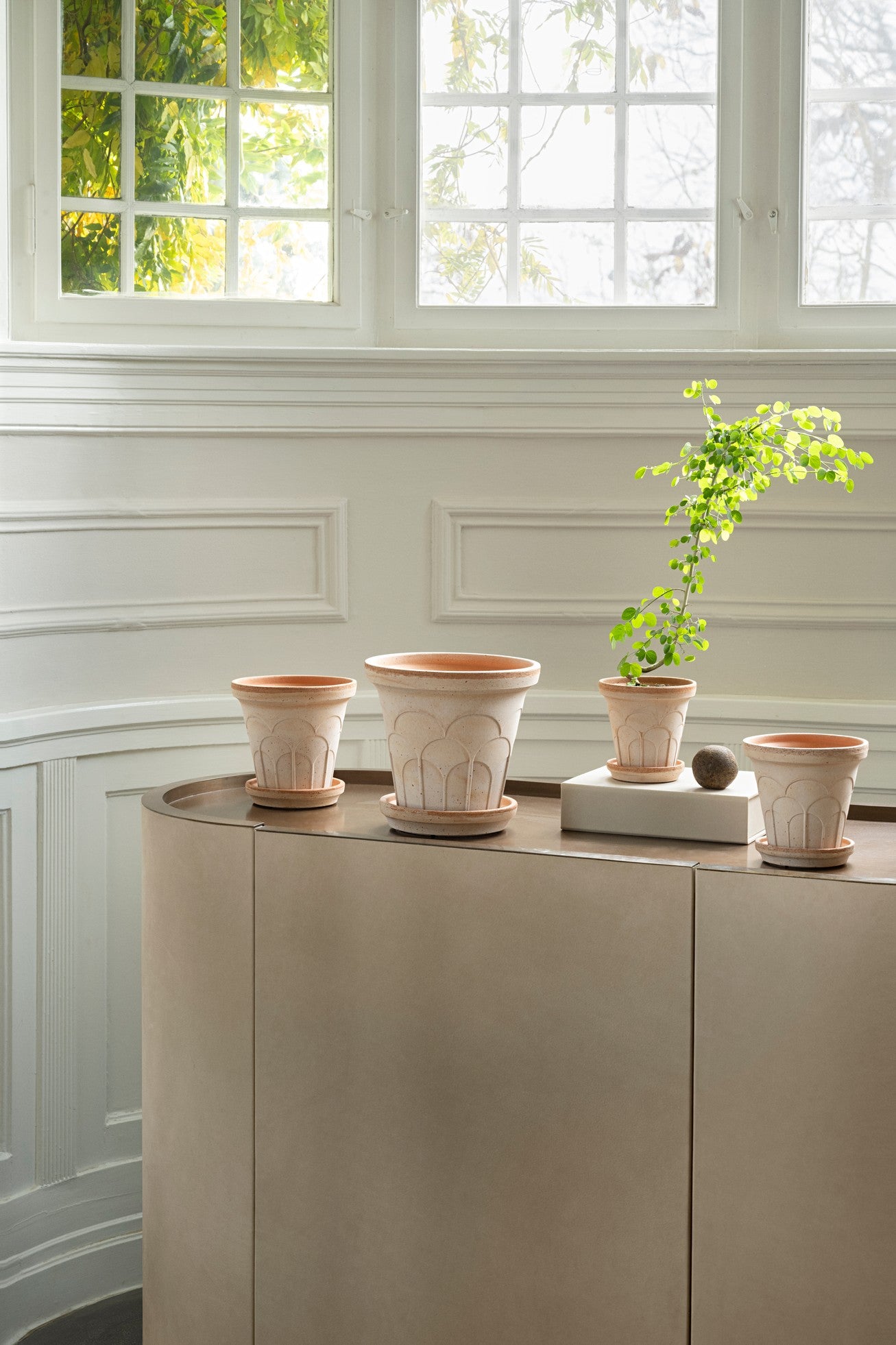 Bergs Potter Fleur Pot + saucer