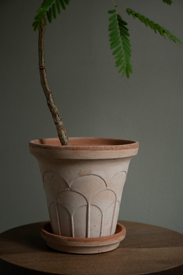 Bergs Potter Fleur Pot + saucer