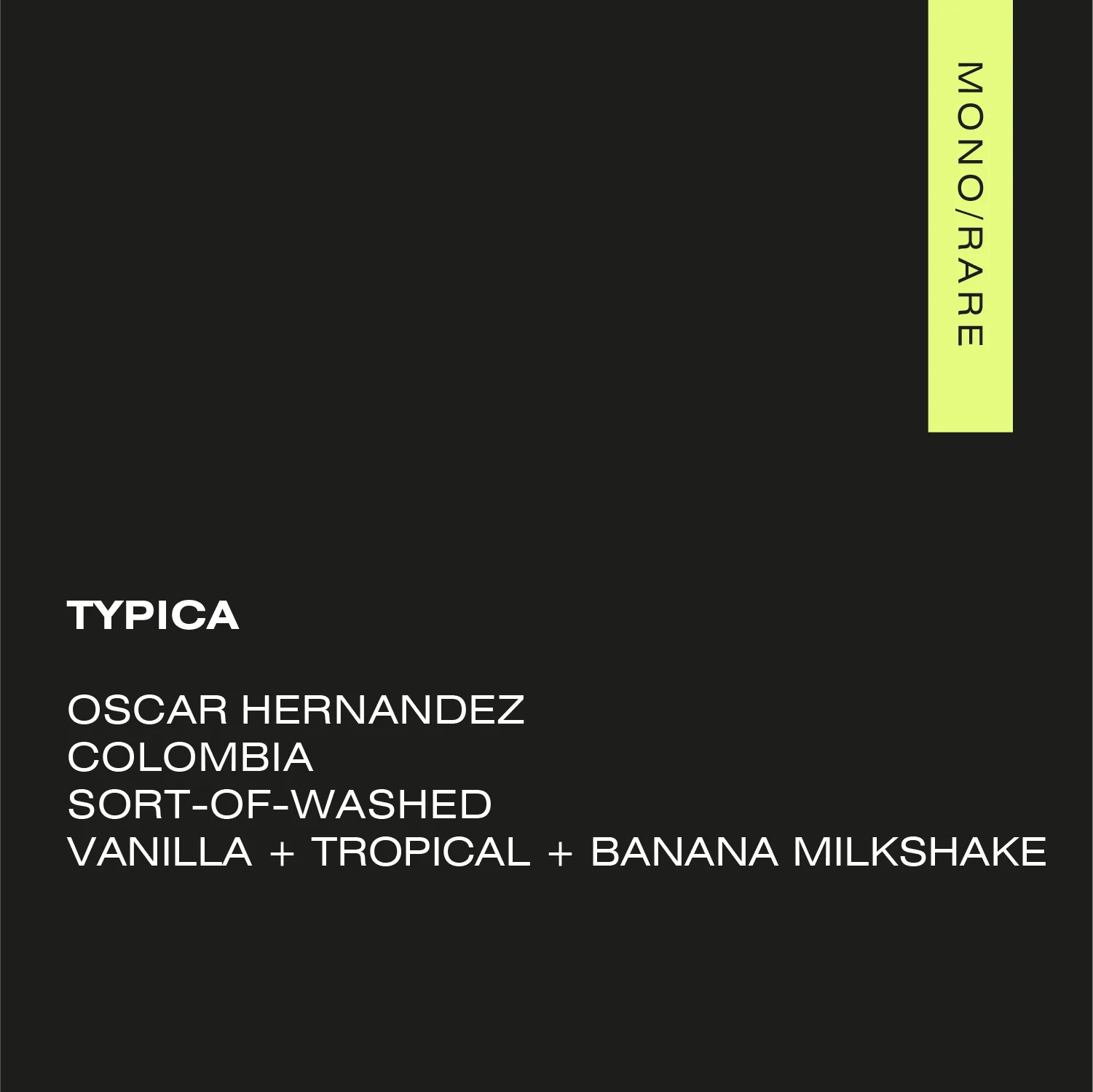 AMOC - TYPICA COLOMBIA – NOGALES