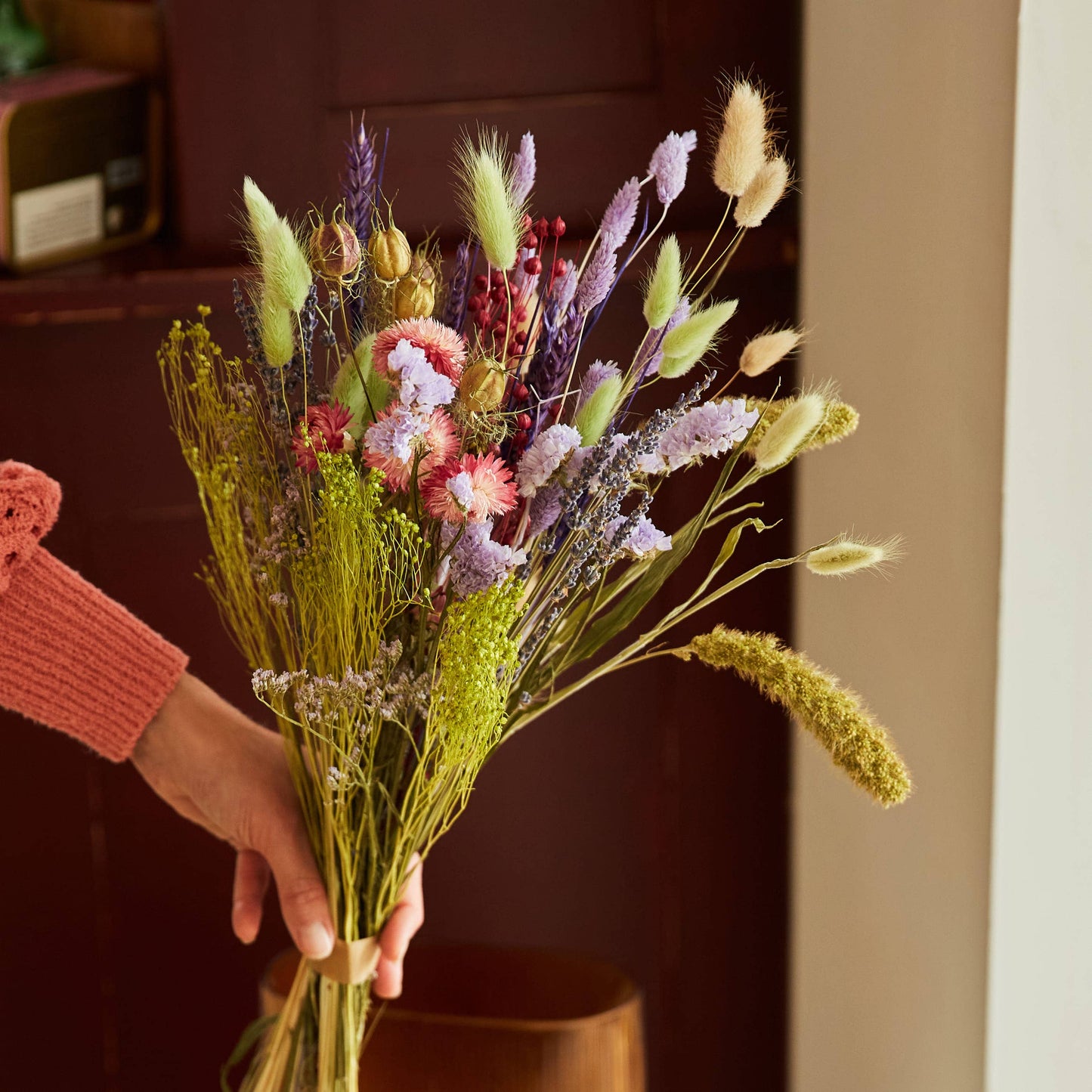 Dried Flowers - Field Bouquet Purple Dusk